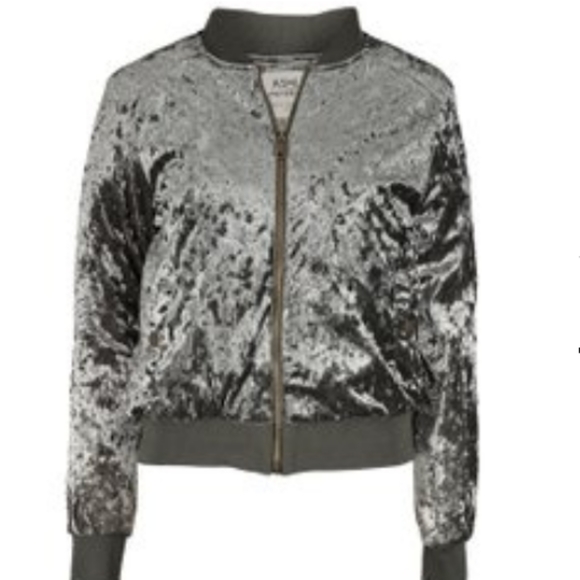 Ashley By 26 International Jackets & Blazers - Ashley by 26 International olive velvet bomber Med